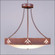 Ridgemont-Deception Pass Seven Light Chandelier in Rust Patina (172|A42502AF-HR-02)