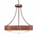 Ridgemont-Maple Cutout Six Light Chandelier in Rust Patina (172|A42106FC-HR-02)