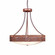 Ridgemont-Horse Cutout Five Light Chandelier in Rust Patina (172|A41959FC-HR-02)