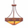 Ridgemont-Maple Cutout Seven Light Chandelier in Rust Patina (172|A41906AM-HR-02)
