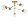 Prescott Five Light Chandelier in Soft Brass (268|KS 5403SB-CG)