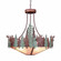Crestline-Moose Seven Light Chandelier in Pine Green/Rust Patina (172|A40428AL-HR-04)