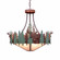 Crestline-Moose Seven Light Chandelier in Pine Green/Rust Patina (172|A40328AL-HR-04)