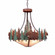 Crestline-Bear Seven Light Chandelier in Pine Green/Rust Patina (172|A40326AL-HR-04)