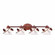 Sienna-Pine Cone Four Light Bath Vanity Light in Pine Green/Rust Patina (172|A38820AR-04)