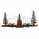 Wisley Nine Light Bath Vanity Light in Cedar Green/Rust Patina (172|A37743FC-03)