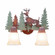 Crestline-Deer Two Light Bath Vanity Light in Pine Tree Green-Rust Patina (172|A32231TT-04)