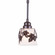 Woodland-Maple Leaf Dark Bronze Metallic One Light Pendant in Dark Bronze Metallic (172|A27105FC-ST-28)