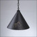 Canyon Black Iron One Light Pendant in Black Iron (172|A24245CH-97)