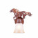 Crestline-Horse One Light Wall Sconce in Rust Patina (172|A17137TT-02)