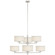 Walker Six Light Chandelier in Burnished Silver Leaf (268|KS 5070BSL-L)