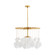 Mira One Light Chandelier in Antique Brass (314|89493)