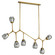 Smyth Seven Light Chandelier in Antique Brass (314|89313)