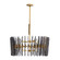 Klaus Eight Light Chandelier in Smoke (314|89066)