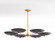 Griffith Six Light Chandelier in Antique Brass (314|89047)