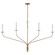 Belfair LED Linear Chandelier in Gilded Iron (268|IKF 5755GI)