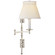 Dorchester Swing Arm One Light Swing Arm Wall Sconce in Polished Nickel (268|CHD 5102PN-SC)
