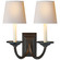 Flemish Two Light Wall Sconce in Aged Iron (268|CHD 1496AI-NP)