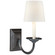 Flemish One Light Wall Sconce in Aged Iron (268|CHD 1495AI-L)