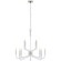 Reagan 12 Light Chandelier in Polished Nickel and Crystal (268|CHC 5903PN/CG)