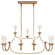 Flemish 11 Light Linear Pendant in Gilded Iron (268|CHC 5495GI-L)