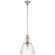 Prestwick One Light Pendant in Polished Nickel (268|CHC 5475PN-CG)