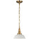 Layton LED Pendant in Antique-Burnished Brass (268|CHC 5460AB-WHT)