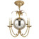 Gramercy Four Light Chandelier in Gilded Iron (268|CHC 5370GI)