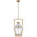 Coventry Four Light Lantern in Matte White and Antique-Burnished Brass (268|CHC 5108WHT/AB-CG)