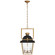 Coventry Four Light Lantern in Matte Black and Antique-Burnished Brass (268|CHC 5108BLK/AB-CG)