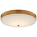 Launceton LED Flush Mount in Antique-Burnished Brass (268|CHC 4603AB-WG)