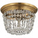 Paris Flea Market Two Light Flush Mount in Antique-Burnished Brass (268|CHC 4206AB-SG)