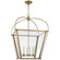 Riverside Six Light Lantern in Antique-Burnished Brass (268|CHC 3440AB-CG)