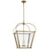 Riverside Four Light Lantern in Antique-Burnished Brass (268|CHC 3439AB-CG)