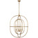 Desmond Cage LED Lantern in Gild (268|CHC 2225G)
