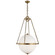 Modern Globe Two Light Lantern in Antique-Burnished Brass (268|CHC 2135AB-WG)