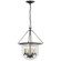 Country Bell Jar Six Light Lantern in Bronze (268|CHC 2117BZ)