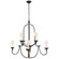 Flemish Eight Light Chandelier in Aged Iron (268|CHC 1494AI-L)