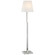 Reagan LED Floor Lamp in Polished Nickel and Crystal (268|CHA 9912PN/CG-L)