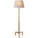 Strie One Light Floor Lamp in Gilded Iron (268|CHA 9707GI-NP)