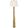 Fluted Spire One Light Floor Lamp in Gilded Iron (268|CHA 9461GI-L)