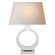 Ring One Light Table Lamp in Alabaster (268|CHA 8969ALB-L)