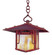 Pagoda One Light Pendant in Rustic Brown (37|PDH-12GRC-RB)