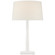 Strie One Light Table Lamp in Plaster White (268|CHA 8707WHT-L)