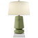 Parisienne One Light Table Lamp in Shellish Kiwi (268|CHA 8668SHK-PL)
