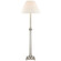 Swedish Column One Light Buffet Lamp in Polished Nickel (268|CHA 8461PN-L)