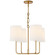 Go lightly Four Light Chandelier in Gild (268|BBL 5080G-L)