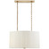 Perfect Pleat Four Light Pendant in Soft Brass (268|BBL 5031SB-S)