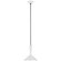 Rosetta LED Pendant in Matte White and Bronze (268|ARN 5540WHT/BZ)