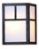 Mission One Light Wall Mount in Satin Black (37|MS-8TWO-BK)